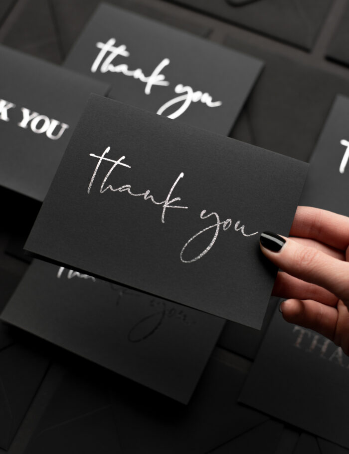 black-thank-you-cards-foil-modern