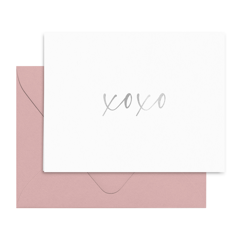 rose-gold-foil-pink-xoxo-valentine-modern-folded-greeting-card