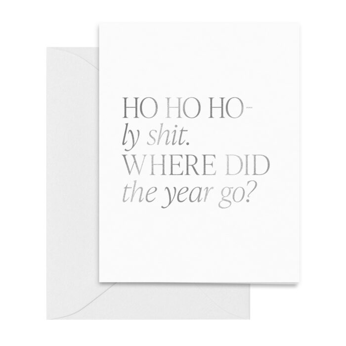 holidays-ho-ho-holy-shit-where-did-the-year-go-cheers-to-sparkling-new-year-card-silver-foil-greetings