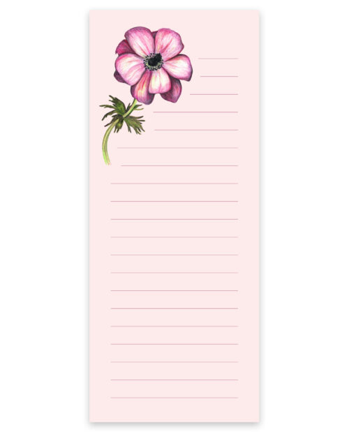 anemone-flower-lined-notepads-silver-ribbon-studio